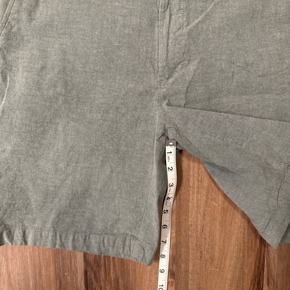 Goodthreads Mens Army Green Chino Shorts Size 38 Casual Stretch Preppy VGUC - Picture 4 of 8